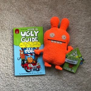 Uglydoll and book